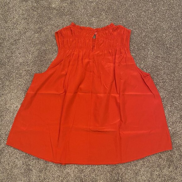 JOIE Limited Edition Women's Sleeveless Top Ruffled Neck Size XL - NWT $198 - Picture 8 of 16